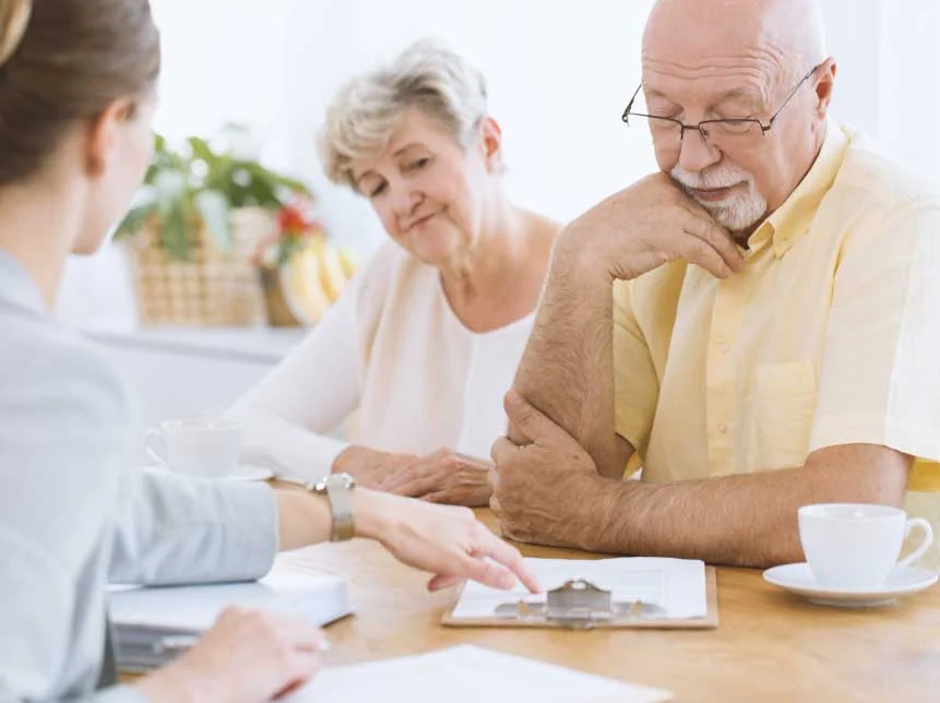 RHJP Comparing Life Insurance Coverage with Elderly Couple RHJP Comparing Life Insurance Coverage with Elderly Couple